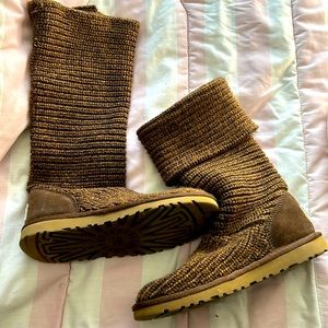 Uggs knit boots